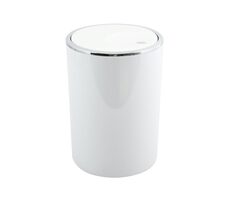 MSV KAMAKA výklopný odpadkový koš 6 L bílý / plast