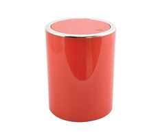 MSV KAMAKA výklopný odpadkový koš 6 L červený / plast