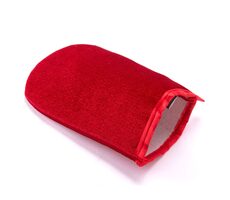 MSV rukavice na textil a čalounění pro odstranění chlupů a nečistot červená / polyester