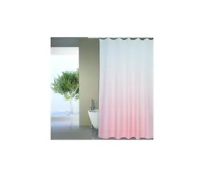 MSV SUGAR sprchový závěs růžový / 180 x 200 cm / polyester