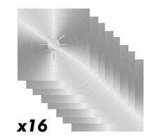 MSV ALI sada 16 ks hliníkových krytů na sporák 26 x 26 cm