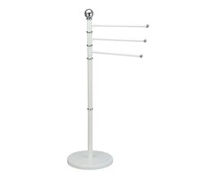 MSV ACIER stojan na ručníky 3 ramena bílá / ocel