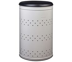 Rossignol Lina 701000 bílý / Koš na prádlo s víkem / 65 L / RAL 9016