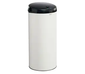 Rossignol Sensitive Plus 93560 bílý / Bezdotykový odpadkový koš / 45 L / RAL 9016