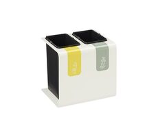Rossignol Tribu 55302 bílý / Koš na třídění odpadu / 2 x 15 L
