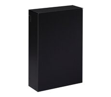 Rossignol Manga 51350 černý / Nástěnný koš s víkem / 20 L