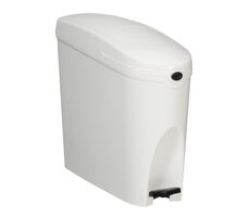 Rossignol Femina 91939 bílý / Pedálový odpadkový koš / pro dámské WC / 20 L