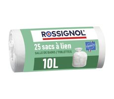 Rossignol Bagy 99136 bílé / Sáčky do koše 10 L / balení 25 ks / 15 µm