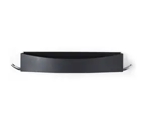 Compactor Clever Flip Polička do koupelny - systém upevnění bez vrtání černá - chrom