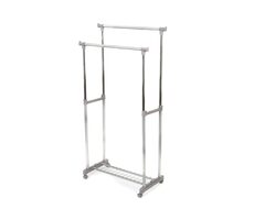 Compactor Stender Alex Stojan na šaty dvojitý - na kolečkách / výsuvný / s poličkou na boty