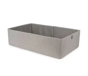 Compactor Oxford Úložný box  šedo-béžový / 36 x 42 x 16.5 cm / polyester