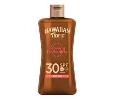 Hawaiian Tropic Glowing Protection Dry Oil SPF30 100ml / Suchý opalovací olej / cestovní velikost