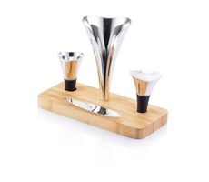 XD Design Sada na víno Airo Lux stříbrná