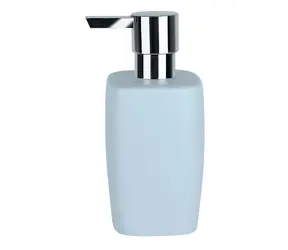 Spirella RETRO dávkovač mýdla pastelově modrý / keramika / 300 ml