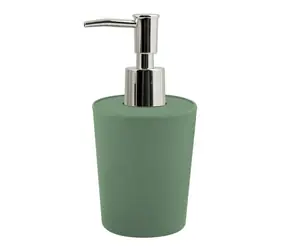 Spirella TAKEO dávkovač mýdla bazalkově zelený / bambusové vlákna / 400 ml