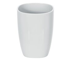 Spirella PURE kelímek na zubní kartáčky bílý / plast