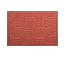 Spirella CUBO koupelnová předložka 50 x 80 cm terakota / bavlna / protiskluzová 