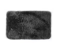 Spirella FINO koupelnová předložka 40 x 60 cm černá / mikrovlákno / protiskluzová