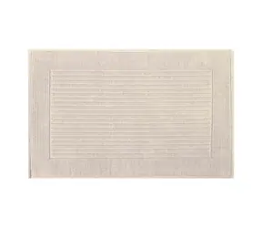 Spirella MILU koupelnová předložka 50 x 80 cm béžová / bavlna / protiskluzová 