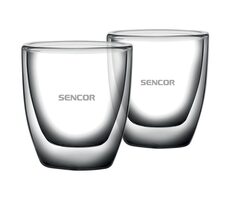 SENCOR SGX 001 Sada 2 sklenic na espresso 80ml 