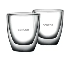 SENCOR SGX 001 Sada 2 sklenic na espresso 80ml 