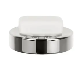 Spirella TUBE mýdlenka stříbrný / porcelán