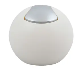 Spirella BOWL MATT mini výklopný odpadkový koš 1 L matný bílý / plast