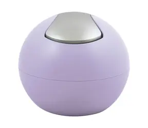 Spirella BOWL MATT mini výklopný odpadkový koš 1 L matný fialový / plast