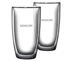 SENCOR SGX 002 Sada 2 sklenic na latte 380ml