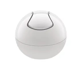 Spirella BOWL mini výklopný odpadkový koš 1 L komplet bílý / plast