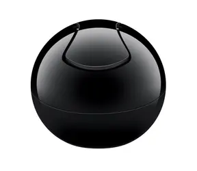 Spirella BOWL mini výklopný odpadkový koš 1 L komplet černý / plast