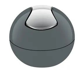 Spirella BOWL mini výklopný odpadkový koš 1 L šedý / plast