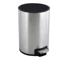 Spirella RIKU Pedálový odpadkový koš 5 L kartáčovaná ocel