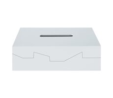 Spirella SILHOUETTE box na kapesníky bílý / plast