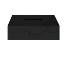 Spirella SILHOUETTE box na kapesníky černý / plast