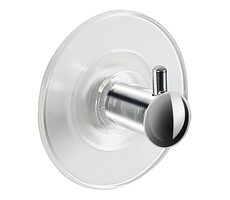 Spirella MOLLY háček s přísavkou průhledný / PVC / nerez ocel / 60 mm