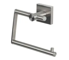 Spirella NYO nástěnný držák na toaletní papír kartáčovaná nerez ocel / 14 cm