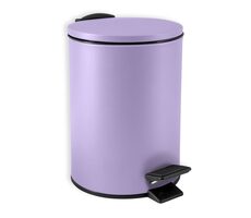 Spirella ADELAR pedálový odpadkový koš 3 L matná fialová / ocel
