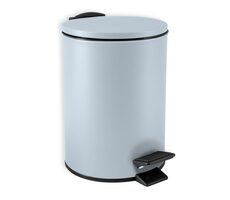 Spirella ADELAR pedálový odpadkový koš 3 L matná ledově modrá / ocel