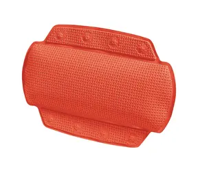 Spirella ALASKA polštář do vany červená / PVC / 32 x 23 cm