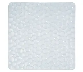 Spirella BIONIC protiskluzová podložka do sprchy průhledná / PVC / 55 x 55 cm