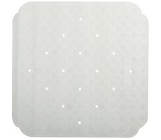 Spirella RUBY protiskluzová podložka do sprchy bílá / přírodní kaučuk / 53 x 53 cm