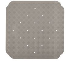 Spirella RUBY protiskluzová podložka do sprchy šedohnědá / přírodní kaučuk / 53 x 53 cm
