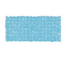 Spirella RIVERSTONE protiskluzová podložka do vany modrá / PVC / 75 x 36 cm
