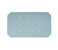 Spirella RUBY protiskluzová podložka do vany studená modrá / přírodní kaučuk / 70 x 40 cm