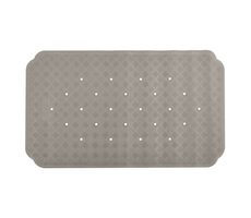 Spirella RUBY protiskluzová podložka do vany šedo-hnědá / přírodní kaučuk / 70 x 40 cm