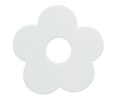 Spirella protiskluzové přísavky ve tvaru kytičky bílá / PVC / 5 ks