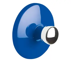 Spirella BOWL samolepící háček modrý / ABS / průměr 50 mm