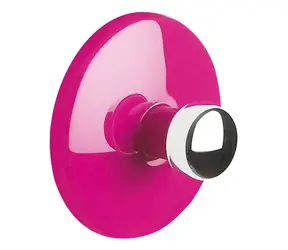 Spirella BOWL samolepící háček růžový / ABS / průměr 50 mm