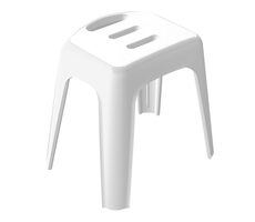 Spirella HOCKER sedátko do sprchy bílá / plast / 47 cm / do 130 kg